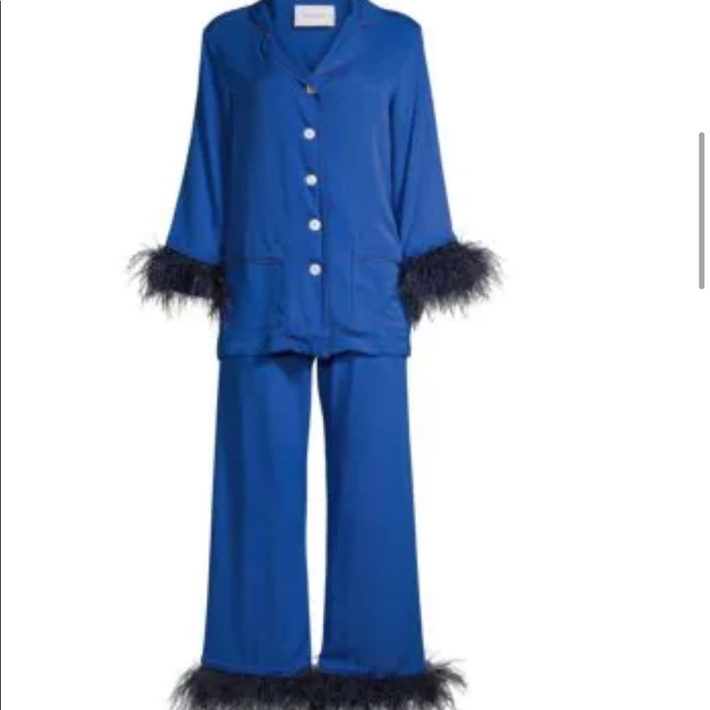 Blue Sleeper Faux Fur Set